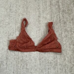 Lace Bralette in Rust Victoria’s Secret